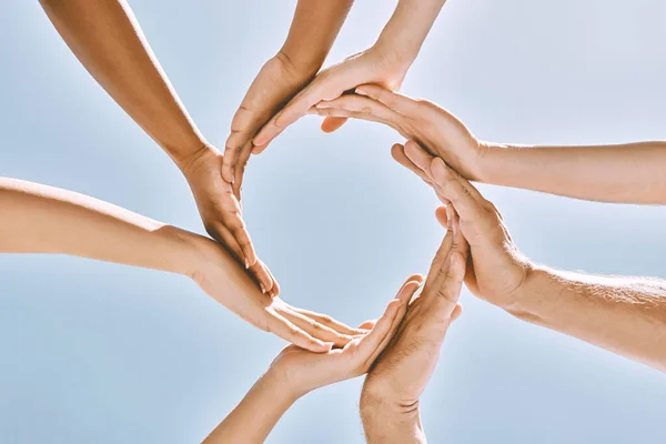 depositphotos 619746600 stock photo hands people collaboration trust circle