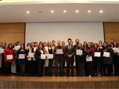 Ceremonia de Diplomado en Neurodivergencia: Universidad Autónoma certificó a funcionarios del Servicio Nacional de Protección Especializada a la Niñez y Adolescencia