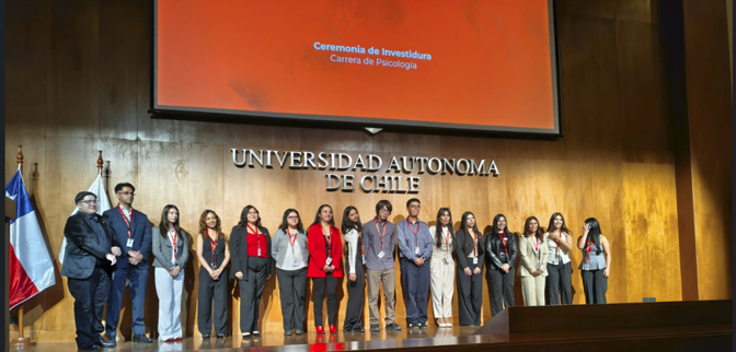 Carrera de Psicología realiza ceremonias de investidura en sus 3 sedes para estudiantes que inician su práctica profesional