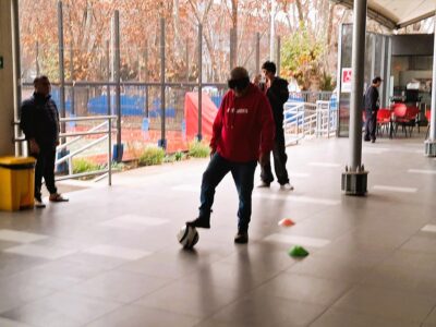 Fútbol a ciegas marcó jornada de sensibilización sobre discapacidad en la Universidad Autónoma