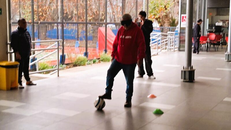 Fútbol a ciegas marcó jornada de sensibilización sobre discapacidad en la Universidad Autónoma