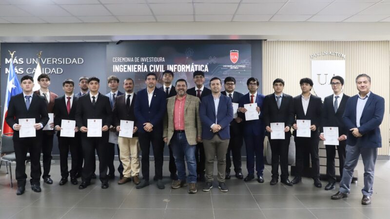 Ingeniería Civil Informática marca un hito en Temuco con su primera ceremonia de investidura