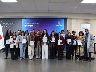 Un paso hacia el ejercicio profesional: Periodismo vivió su primera Ceremonia de Investidura en Sede Temuco