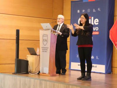 SENADIS presentó su Cuenta Pública Participativa en la Universidad Autónoma de Chile   
