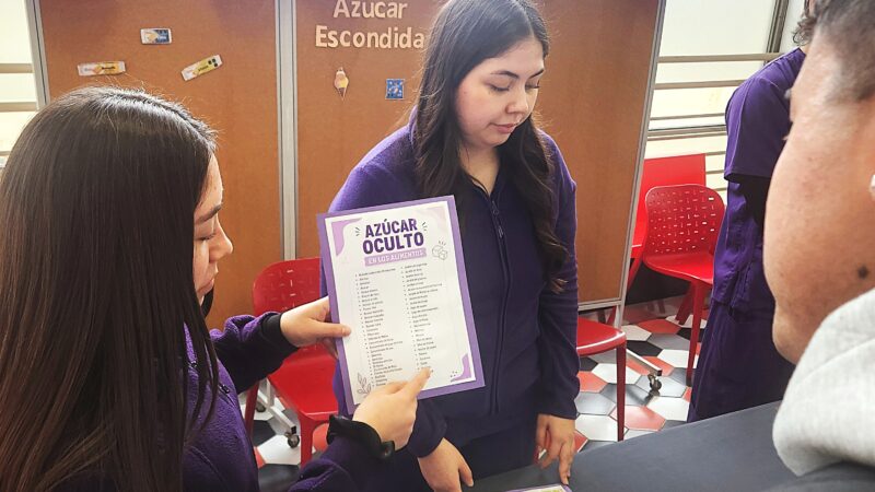 Estudiantes de Nutrición y Dietética promueven hábitos saludables en el Campus El Llano Subercaseaux