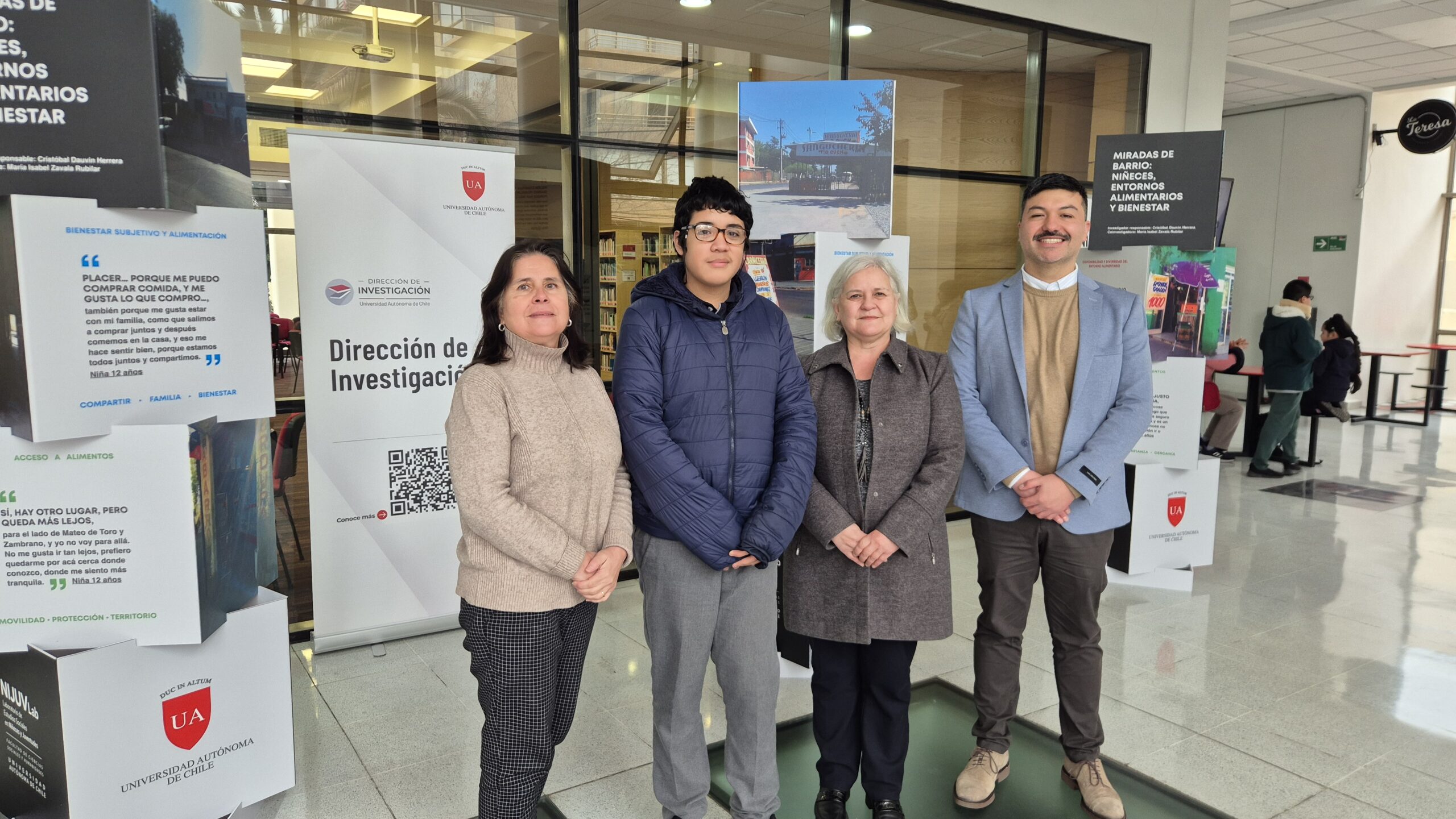 El peso del barrio: Exposición fotográfica de la U. Autónoma revela cómo la inseguridad urbana moldea los entornos alimentarios infantiles en San Joaquín
