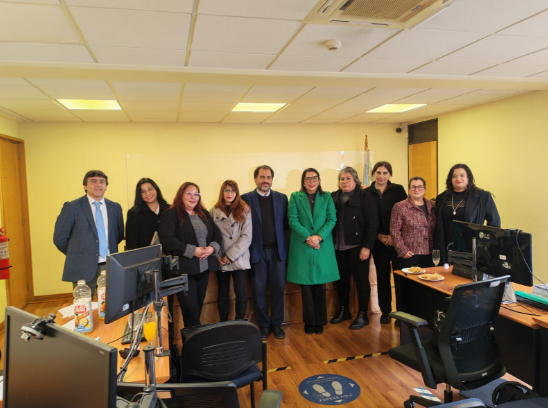 Estudiantes de Derecho realizan visita académica al 1° Juzgado Civil de San Miguel