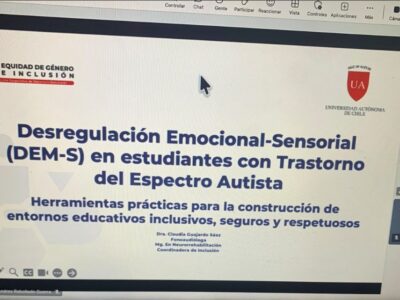 Abordan estrategias para acompañar a estudiantes autistas durante sus prácticas clínicas