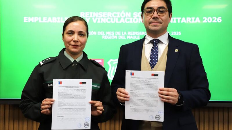 Universidad Autónoma y Gendarmería sellan alianza para fortalecer la reinserción laboral en el Maule
