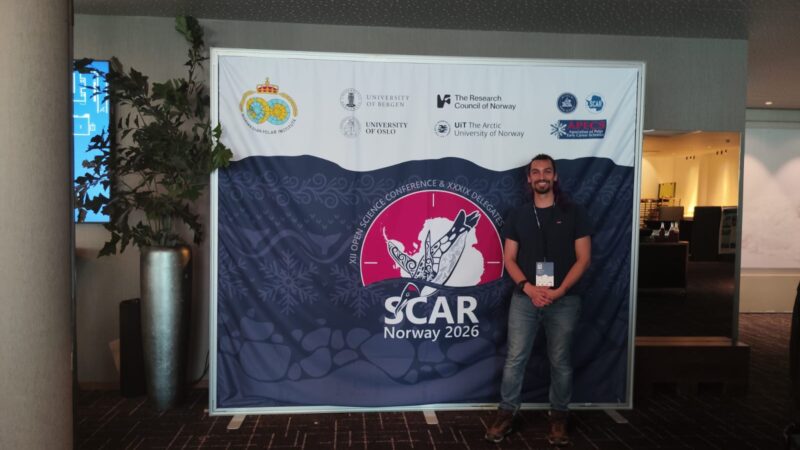 Estudiante de doctorado de la Universidad Autónoma destaca en la mayor conferencia mundial de ciencia antártica en Noruega