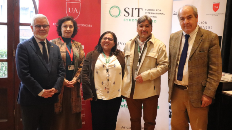 Universidad Autónoma de Chile recibe visita de directivos y estudiantes de School for International Training (SIT) Study Abroad  
