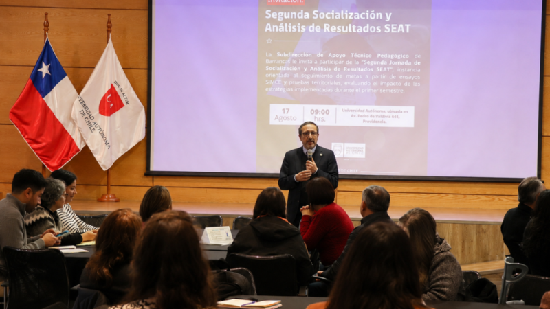 Universidad Autónoma de Chile fue sede de la Segunda Jornada de Socialización y Análisis de Resultados SEAT    
