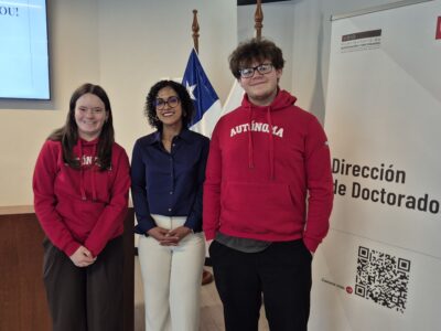 Estudiantes estadounidenses realizan pasantía en el Doctorado de Ciencias Aplicadas de la Universidad Autónoma de Chile