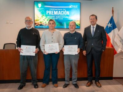 Ciencia para el campo: Universidad Autónoma junto a Martínez y Valdivieso premian a los ganadores del Desafío Agro-Future Joint Lab