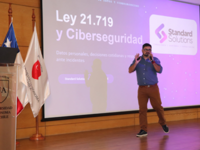 Estudiantes de Ingeniería Civil Informática participaron en seminario sobre inteligencia artificial y ciberseguridad