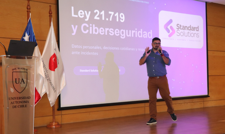 Estudiantes de Ingeniería Civil Informática participaron en seminario sobre inteligencia artificial y ciberseguridad