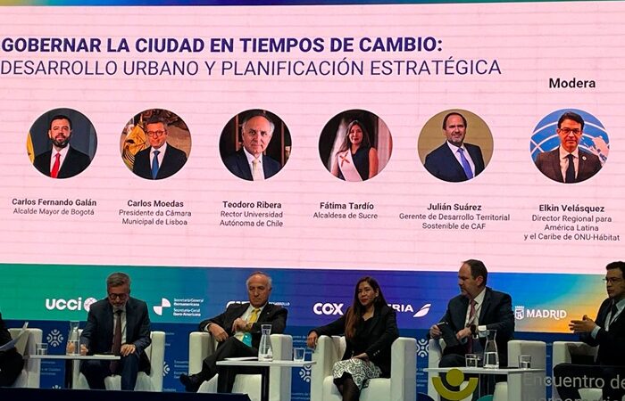 Rector de la Universidad Autónoma de Chile participa en encuentro iberoamericano sobre los desafíos de las ciudades